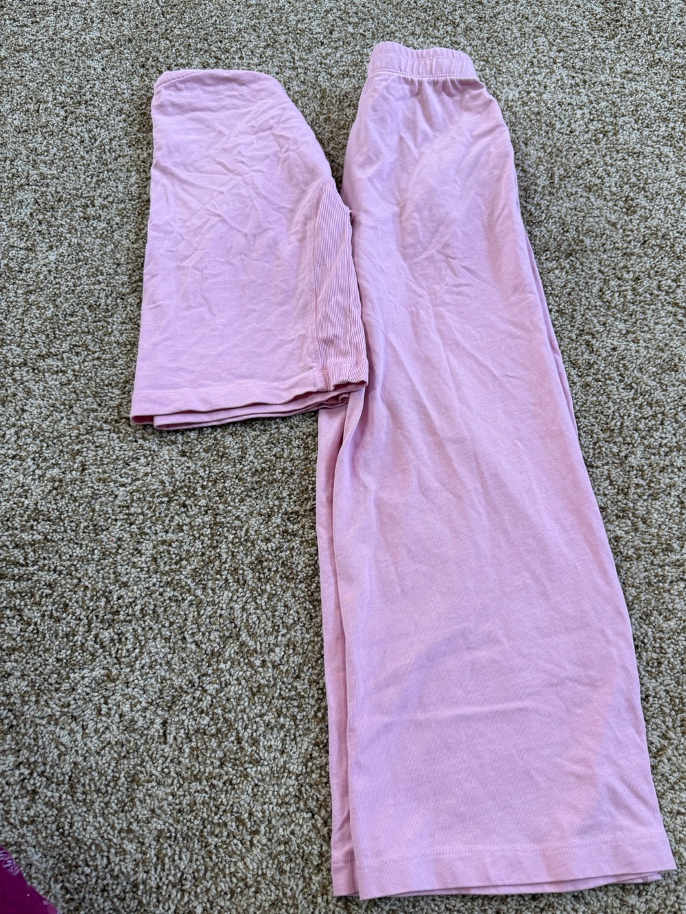 ZARA Pink Short Sleeve Cotton tee and pants